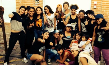 United we stand: the women in the hip-hop collective, Somos Mujeres Somos Hip-Hop, in 2013.