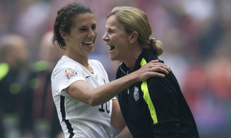 Jill Ellis and Carli Lloyd