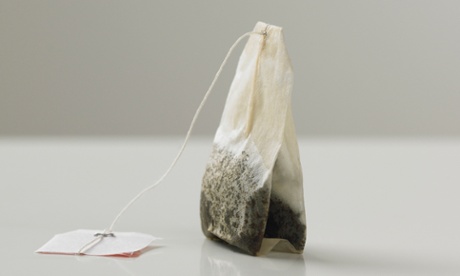 Stirring up debate: a tea bag, yesterday.