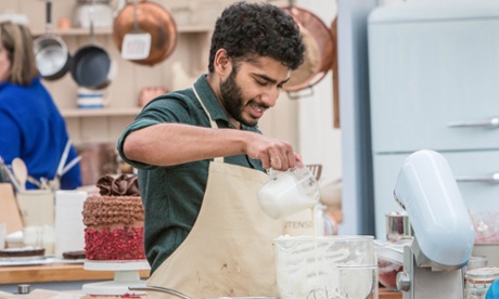Stirring stuff: Tamal, one of the contestants in this year's Bake Off