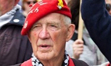 'Red' Ray Davies on a protest march