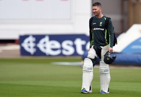 Australia captain Michael Clarke arrives for a practice session at Trent Bridge in Nottingham, central England on August 5, 2015 ahead of the fourth Ashes cricket test match between England and Australia.   AFP PHOTO/PAUL ELLIS  RESTRICTED TO EDITORIAL USE. NO ASSOCIATION WITH DIRECT COMPETITOR OF SPONSOR, PARTNER, OR SUPPLIER OF THE ECBPAUL ELLIS/AFP/Getty Images
