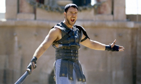 Russell Crowe in Gladiator.