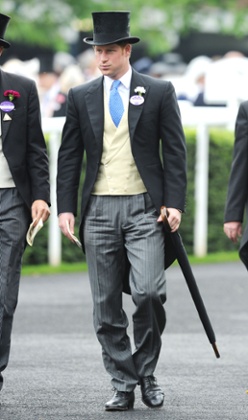 Prince Harry at Ascot.