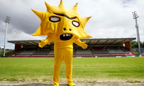 Partick Thistle’s new mascot, designed by Turner Prize-nominee David Shrigley