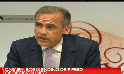 Bank of England governor Mark Carney
