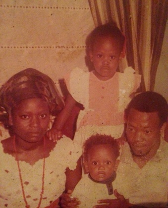 Lola Okolosie and family