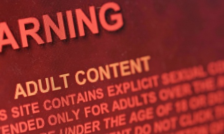 A warning page on an internet pornography site