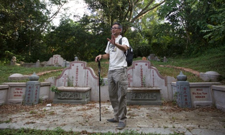 Darren Koh, one of the tour guides of historic Bukit Brown.