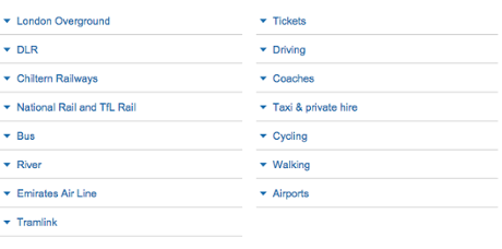 TFL services running. 
