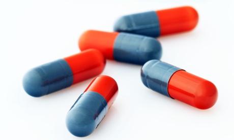 Antibiotic capsules. 