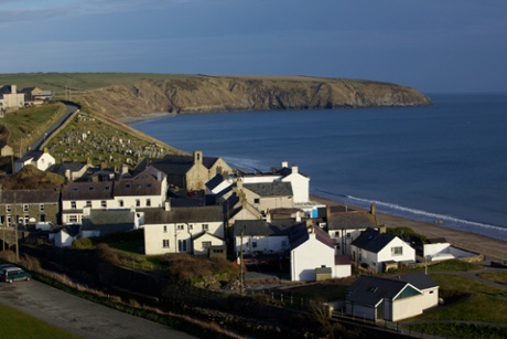 Aberdaron village, on the Llyn peninsula