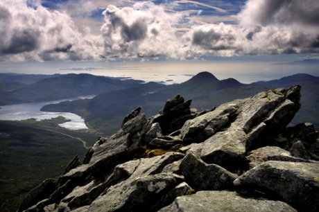 The mountains of Harris.
