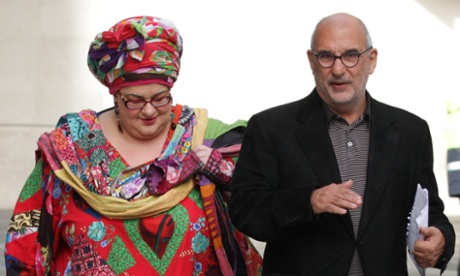 The chief executive of Kids Company, Camila Batmanghelidjh, with its chair, the BBC's Alan Yentob, in January