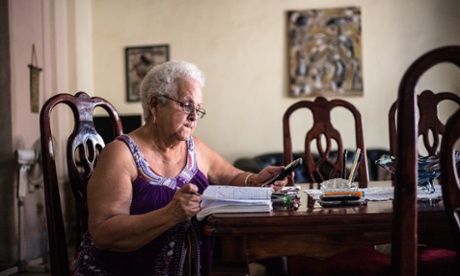Mercedes Valenciaga Sanz, owner of Casa Mercedes, Old Havana
