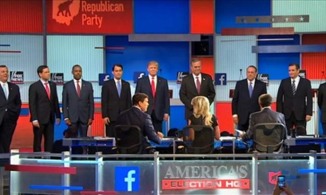 Sky News' livestream of the Republican debate