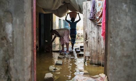 slum in dakar, senegal