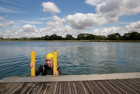 Susan Gardner: climbing out of water