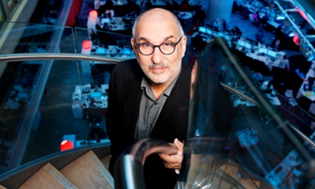 The BBC's Alan Yentob (Lucy Manning and camera crew not pictured). 