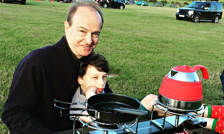 Peter Bradshaw camping