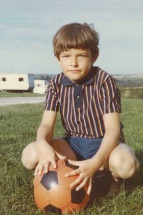 Peter Bradshaw on a family holiday in 1970.