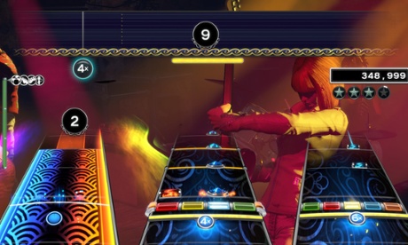 A screenshot of Rock Band 4