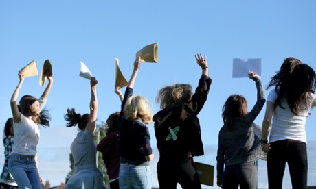 Not everyone receives the grades they want like these students from the Withington Independent Girls School.