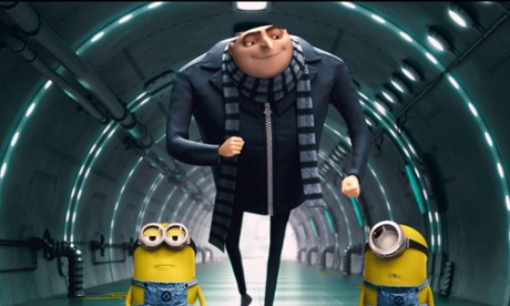 Gru and minions in the film Despicable Me