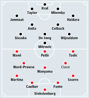 Newcastle United v Southampton