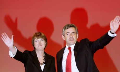 With Gordon Brown at the 2007 Labour party conference. Brown never called Harman deputy prime minister. 'He should have done,' she says.