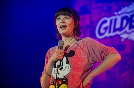 Aisling Bea at the Gilded Balloon: ‘the exuberance is still there, not least in her opening dance routine’.