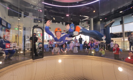 Skydiving in Penrith - inside. 