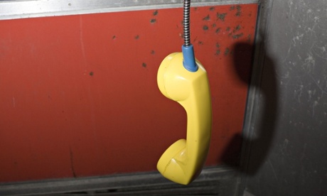Pay phone off the hook