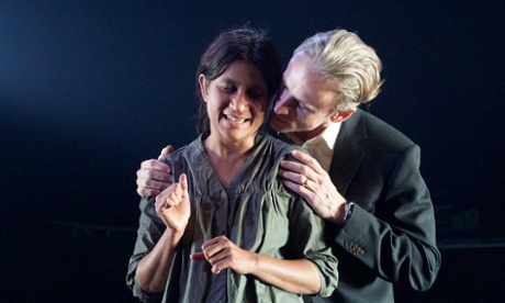 Thusitha Jayasundera and Cal MacAninch in My Eyes Went Dark.