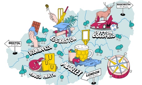 Birmingham map illustration
