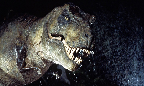 Beast of burden? Tyrannosaurus rex from Jurassic Park. Photograph: Sportsphoto Ltd/Allstar/Universal