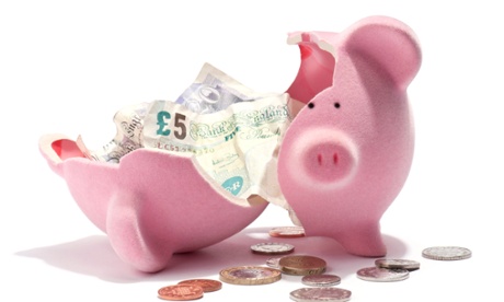 piggybank full of money