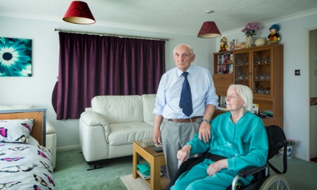 Eric Lancaster and his wife Sheila who has Alzheimer's