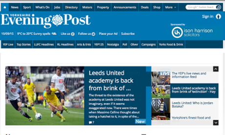 Johnston Press, publisher of the Yorkshire Evening Post, has extended its trial of Sky AdSmart to a full three-year deal