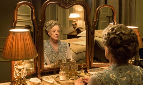 Violet behaviour… Maggie Smith as the Dowager Countess of Grantham.