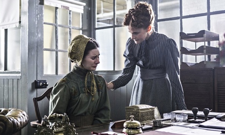 Protector … Louise Brealey as Dr Amelia Frayn (right) in Ripper Street. Photograph: Bernard Walsh/BB