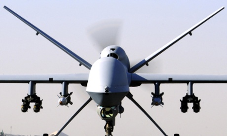 An RAF Reaper UAV as two British citizens who were fighting for Islamic State (IS) were killed in an RAF drone strike in Syria which was carried out without parliamentary approval, David Cameron said.
