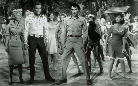 Elvis Presley's poor CGI job in Kissin' Cousins was nothing but a mess.