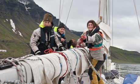 Skipper Rachael Sprot (right)