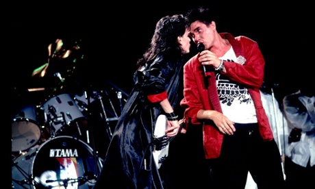 Duran Duran at Live Aid, Philadelphia, 1985.