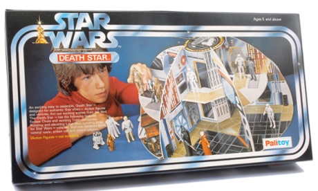 A cardboard Death Star model, which sold for £5,760 in June 2015