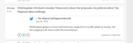 Tim Shipman's response on Twitter 