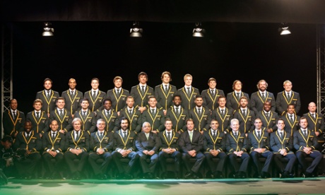 A team photo of the Springboks taken last month.
