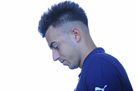 Stephan El Shaarawy during training in August.