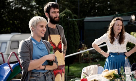 Vicky McClure as Lol, a dinner lady, and Joe Gilgun as Woody in This is England ’90.